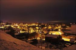 Ludza naktī. Foto: Arvis Ertmanis